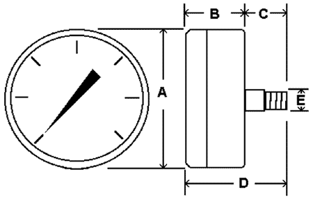 102D UTILITY PRESSURE GAUGE